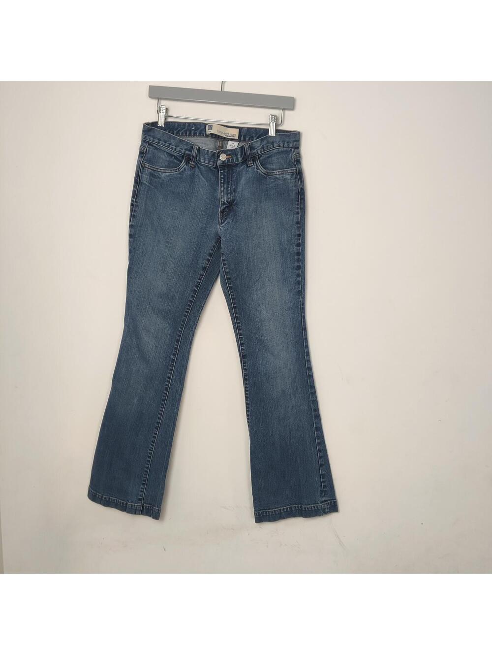 GAP Long and Lean Stretch Jeans Women’s Size 8R Blue Bootcut Denim